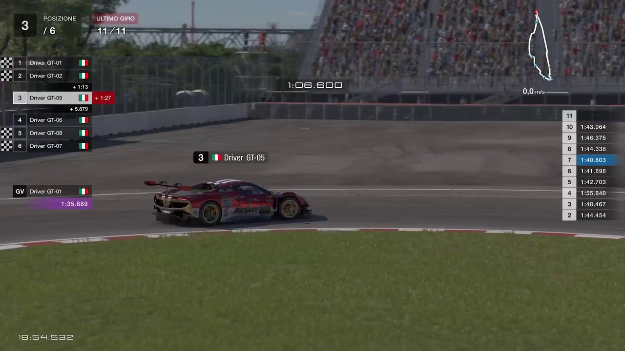 E-sport race GILLES VILLENEUVE 02 gen | centro di simulazione GTgarage-SIMracing | GT7