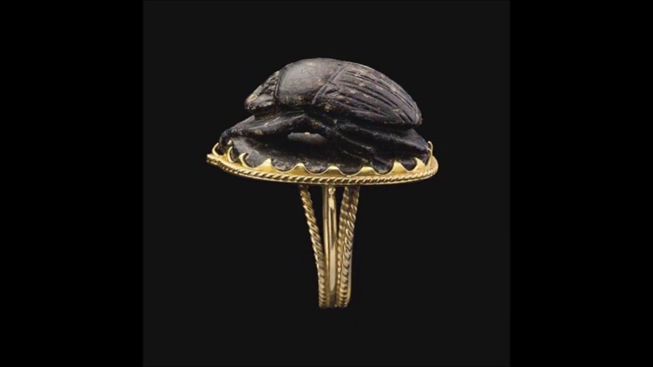 collection de bagues de l'Egypte ancienne .