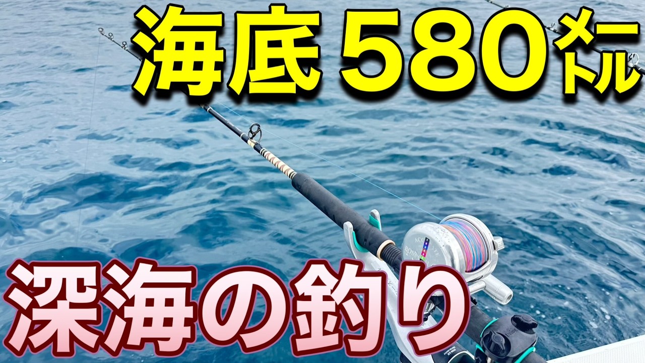 相模湾の深海５８０メートルの海底で冬に美味しい深海魚ヒット！ほぼ当たりが伝わらない非常に繊細な深海釣り！
