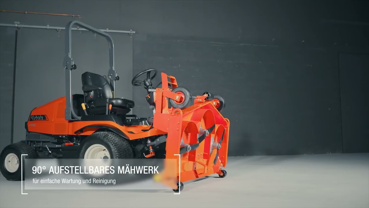 Kubota F Serie Der Gro&szlig;fl&auml;chenm&auml;her f&uuml;r perfekte M&auml;hergebnisse