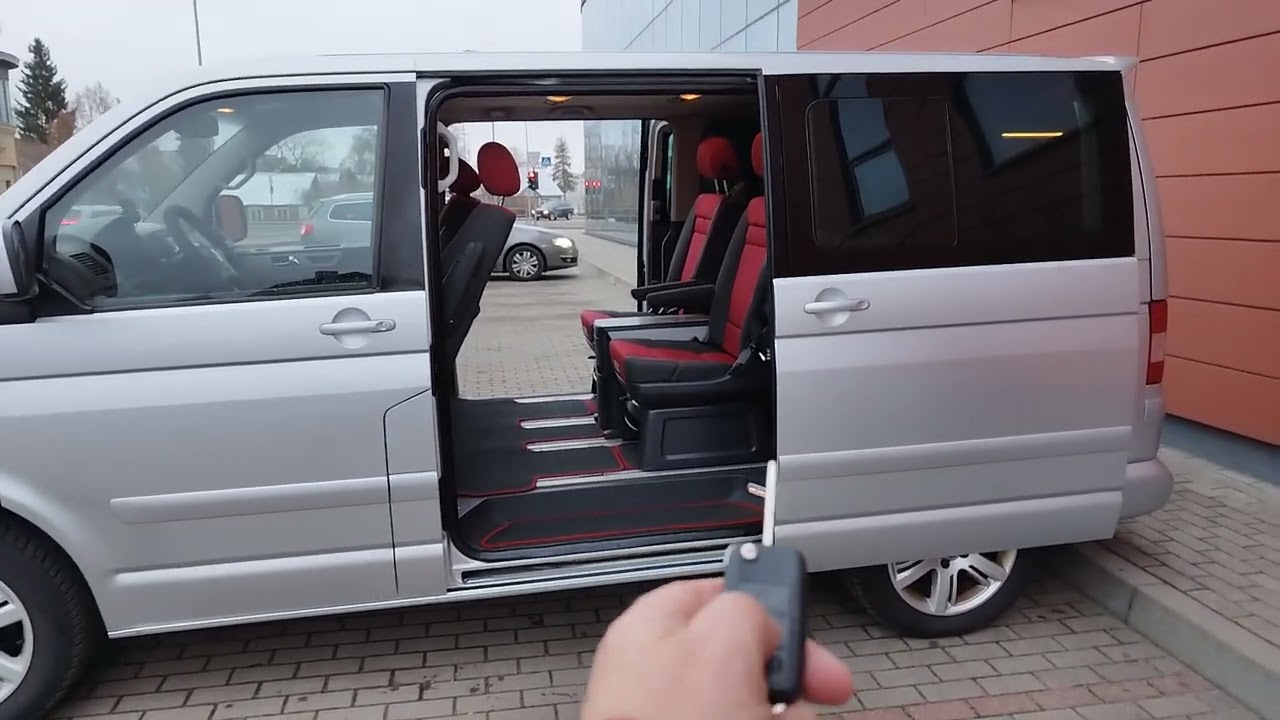 VW T5 Multivan electric control of sliding doors