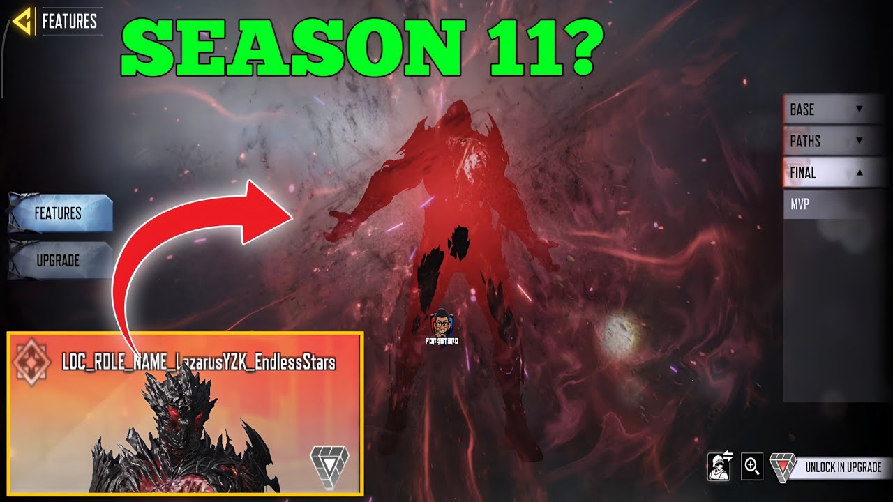 *FEATURES* Lazarus Mítico Nivel Base & Máximo Temporada 11 CODM | CODMobile 