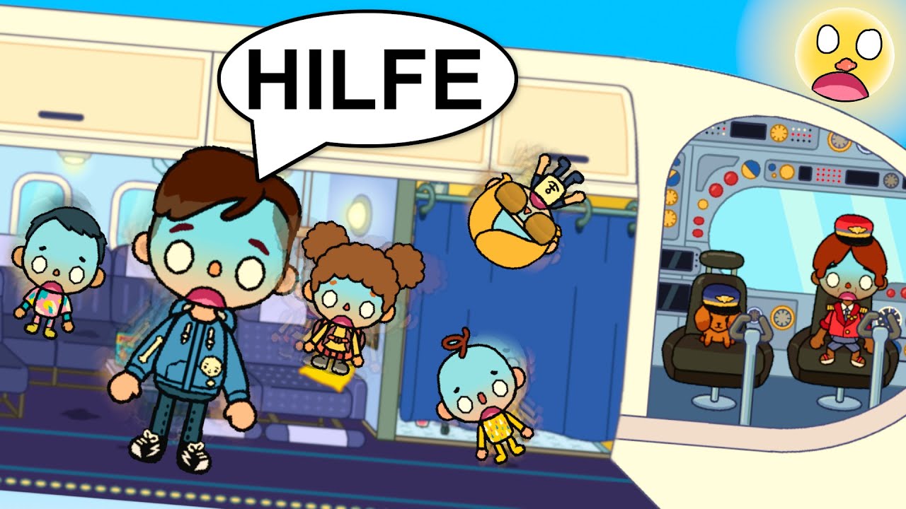 MEIN FLUGZEUG STÜRZT AB! (ich versuche es zu retten)! Toca Boca Life World mit Stimme Deutsch