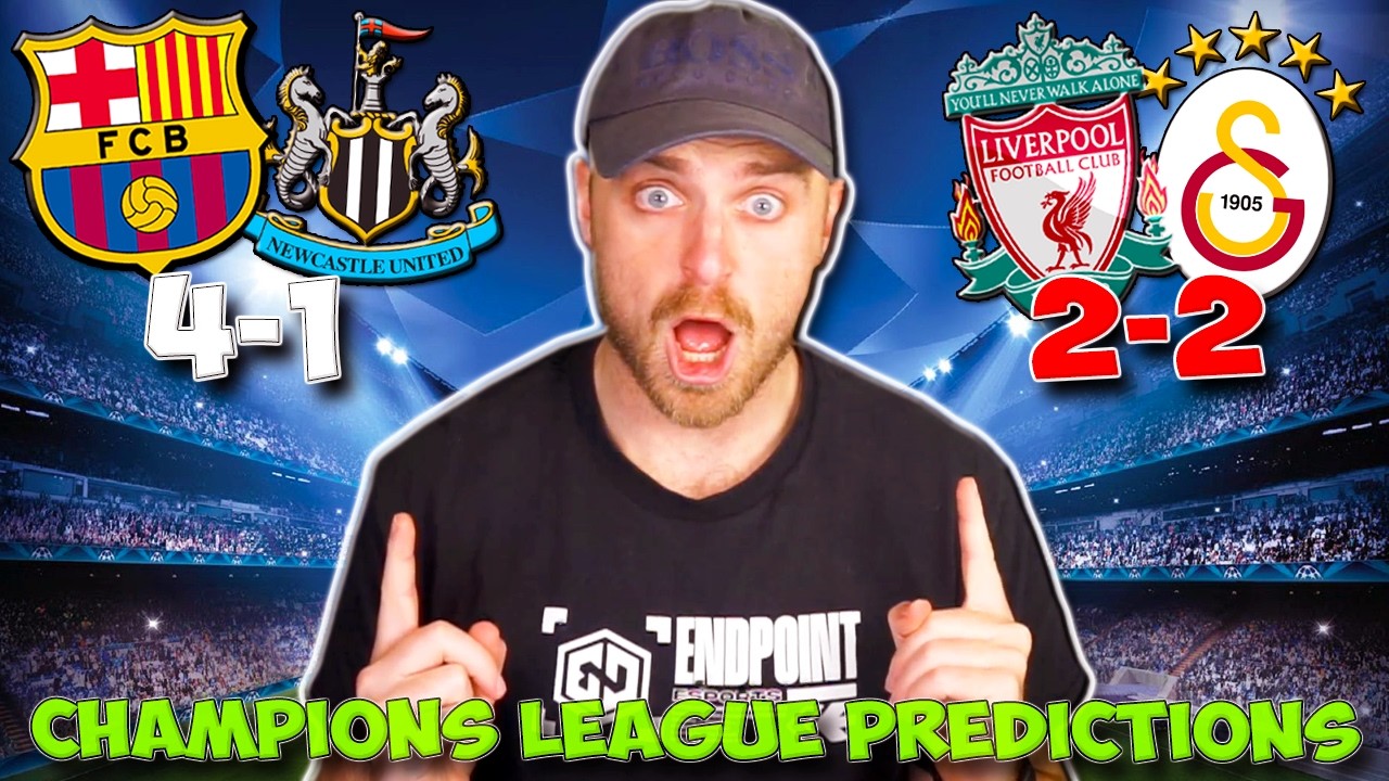 CHAMPIONS LEAGUE ROUND OF 16 [SECOND LEG] PREDICITONS & TIPS | BARCELONA VS NEWCASTLE & MORE!