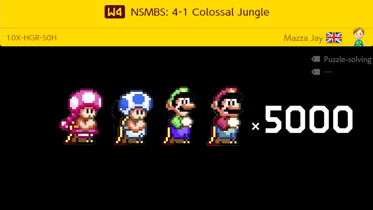 Super Mario Maker 2 – 3-4 Players (World 3) Super Worlds Local Multiplayer Co Op