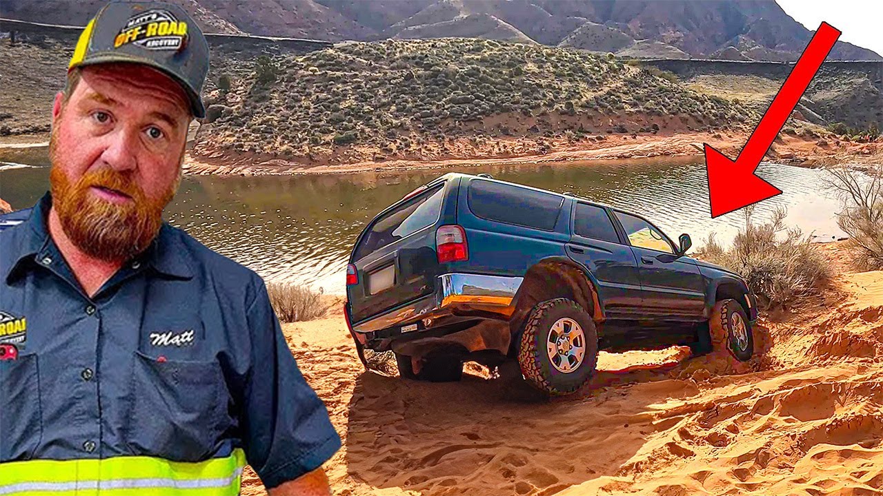 Toyota 4Runner Gets Trapped At Gunlock Falls