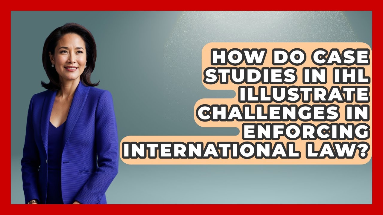 How Do Case Studies in IHL Illustrate Challenges in Enforcing International Law?