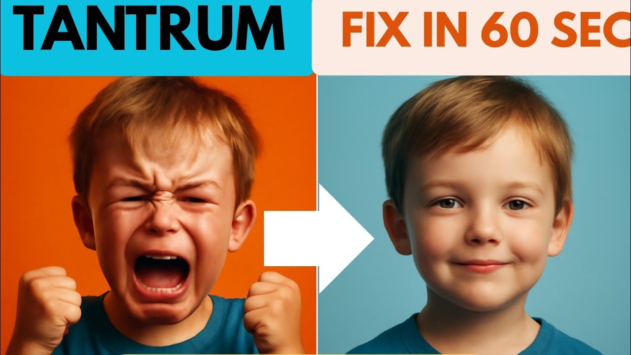  The Korean Method to Calm Tantrums in 60 Second #calmTantrum