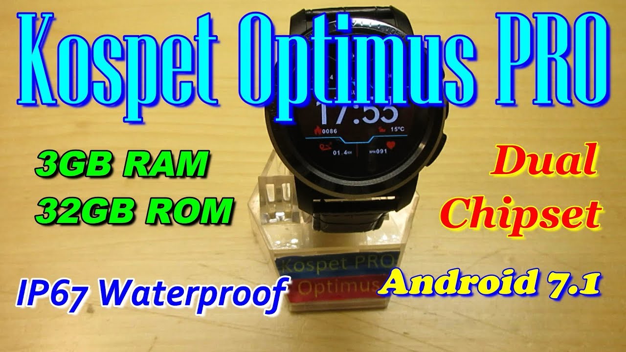 Kospet Optimus Pro Dual System, 3GB+32GB, 8.0MP Camera, AnTuTu Test, 