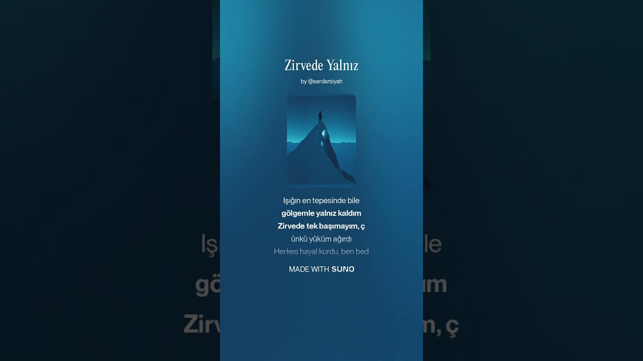Zirvede Yalnız (Serdar Siyah) (AI Music)