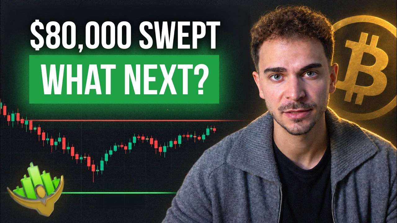 Bitcoin Swept $80K &mdash; I&rsquo;m Watching These 2 Levels Next