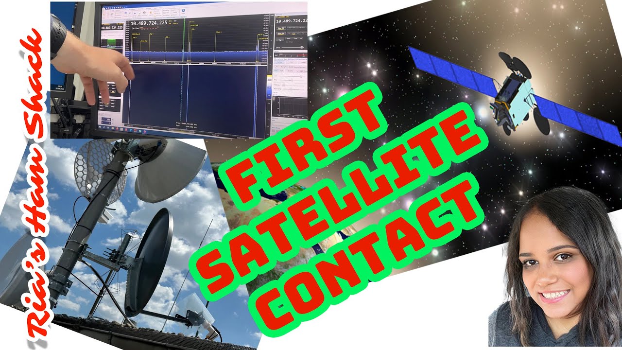 Я работал со спутником QO-100! Мой первый спутниковый контакт!!!