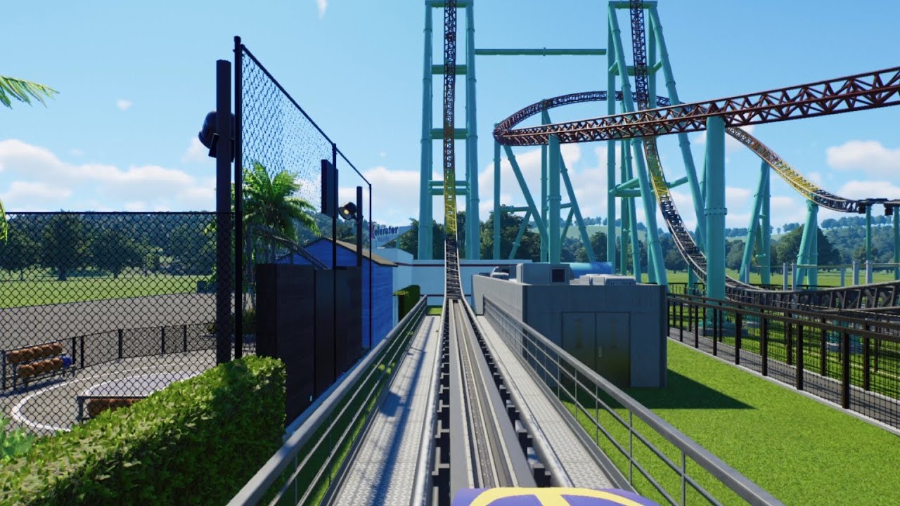 Xcelerator Knott's Berry Farm Onride Planet Coaster 2 (made by Flash) [POV]