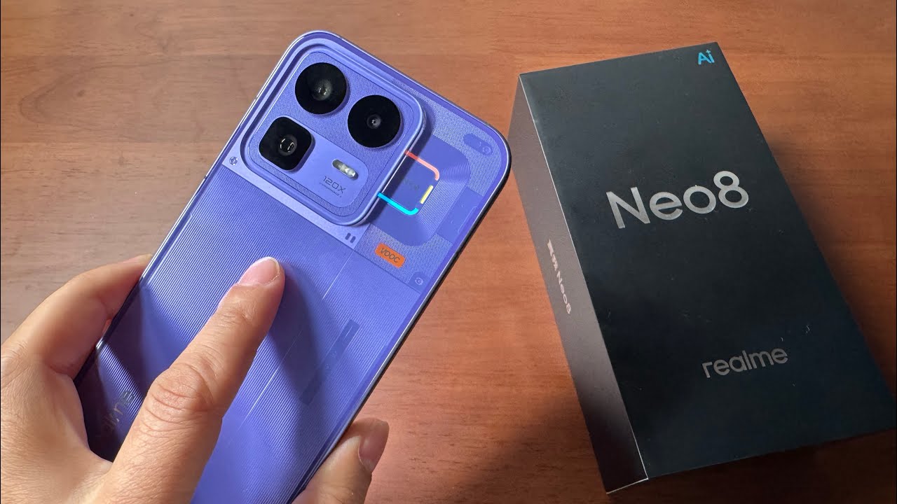 Realme Neo8 Cyberpunk Purple , Pusle Light Supported Cool Fashion Phone Unboxing & Hands On.