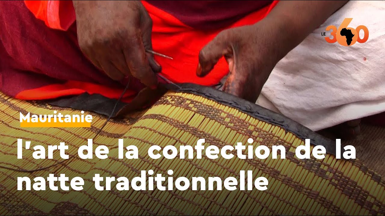 Mauritanie  voici l’art millénaire de confection de la natte traditionnelle
