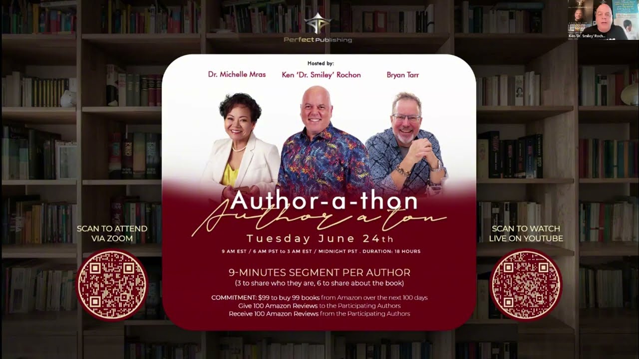 Welcome to Author-a-Thon 2025 Opening Ceremony | 100 Authors, 1 Incredible Event!
