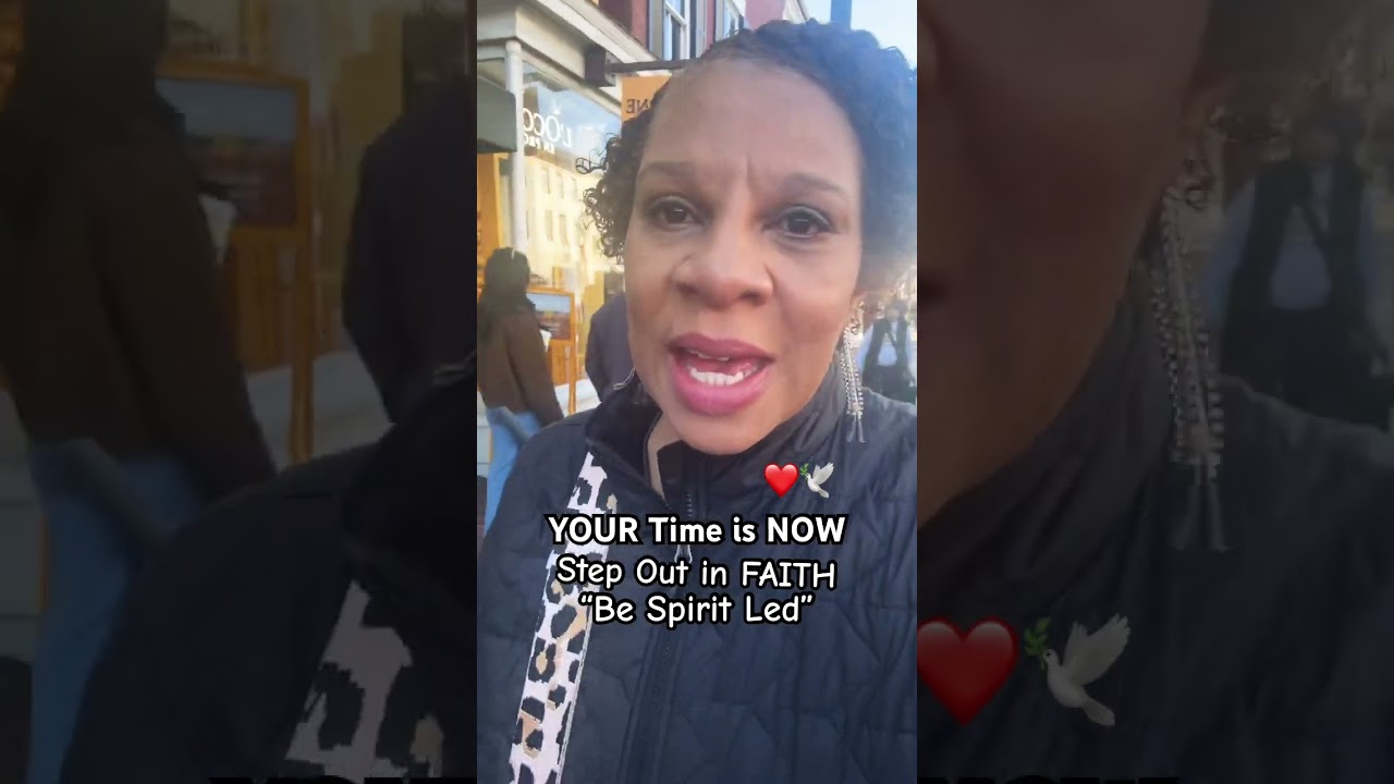 Your Time is Now, Step Out in FAITH!🥰 #spiritled #propheticwordtoday