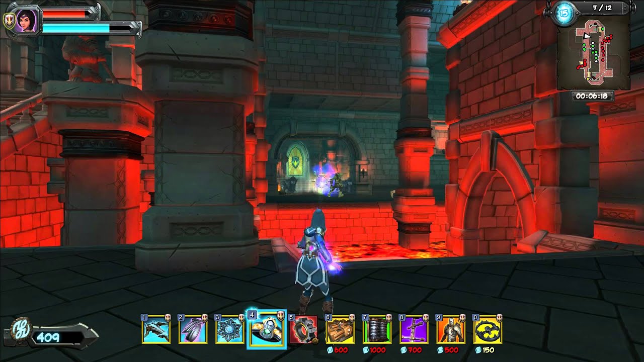 Orcs Must Die 2 [Nightmare] (Sorceress) Part 15 {Final Level} - Twisted Halls (5 Skulls)