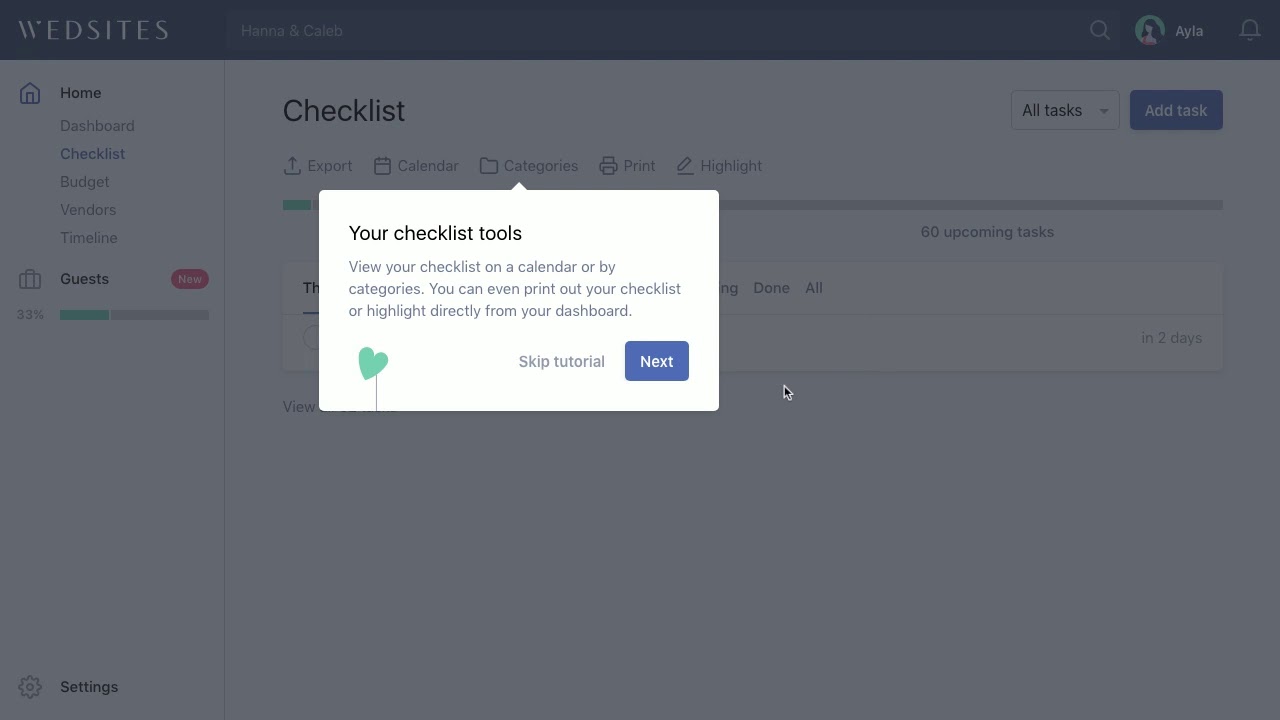 Selecting a Wedding Date and Setting Up Your Digital Wedding Planning Checklist