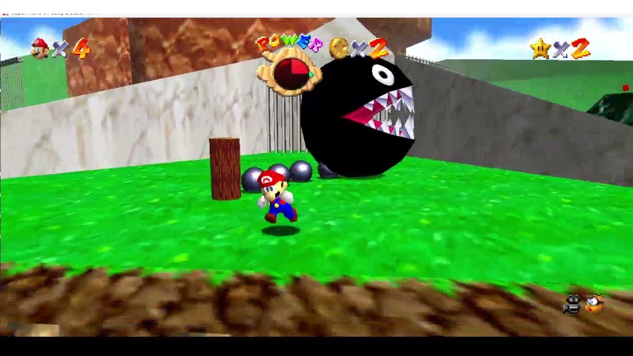 jugando mario 64 coop