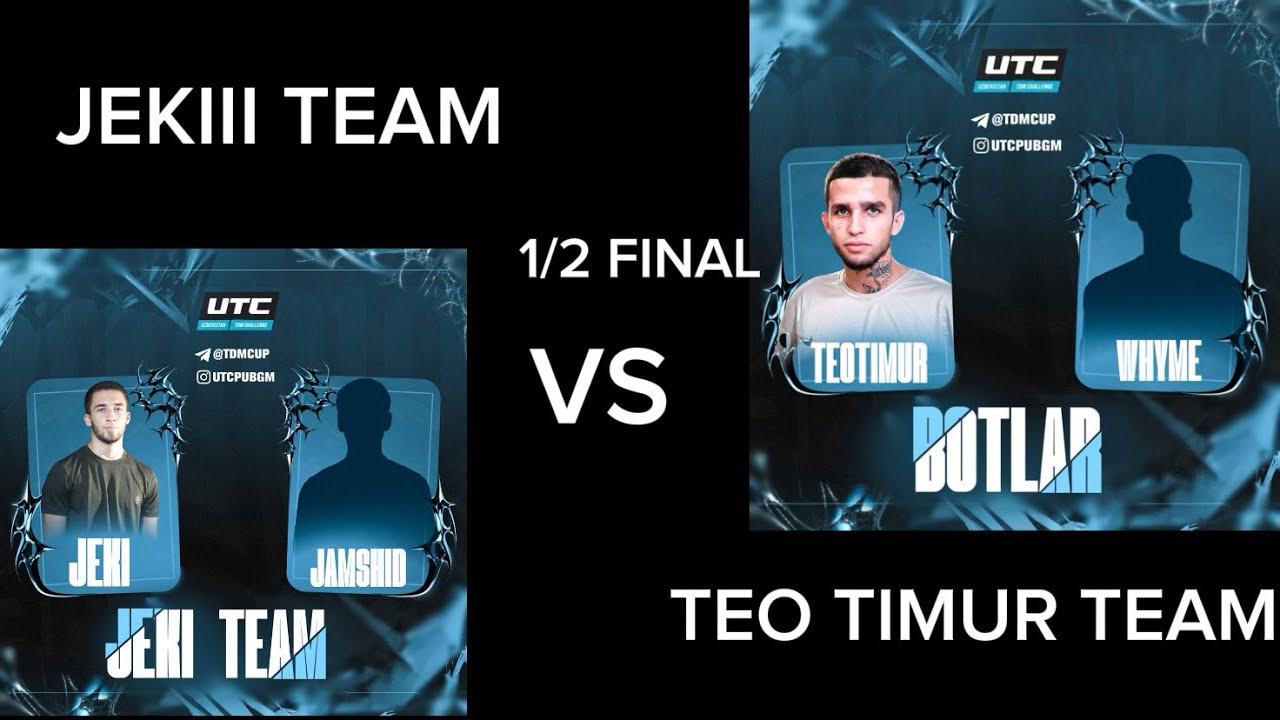 UTC 1/2 FINAL TEOTIMUR VS JEKI TEAM | TEOTIMUR YUTQAZDIMI😱?