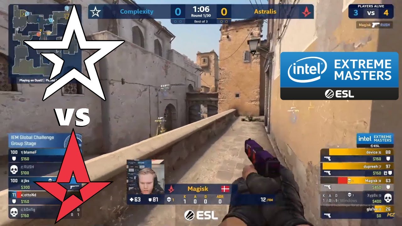 Complexity vs Astralis - Intel Extreme Masters Season XV - HIGHLIGHTS | CSGO