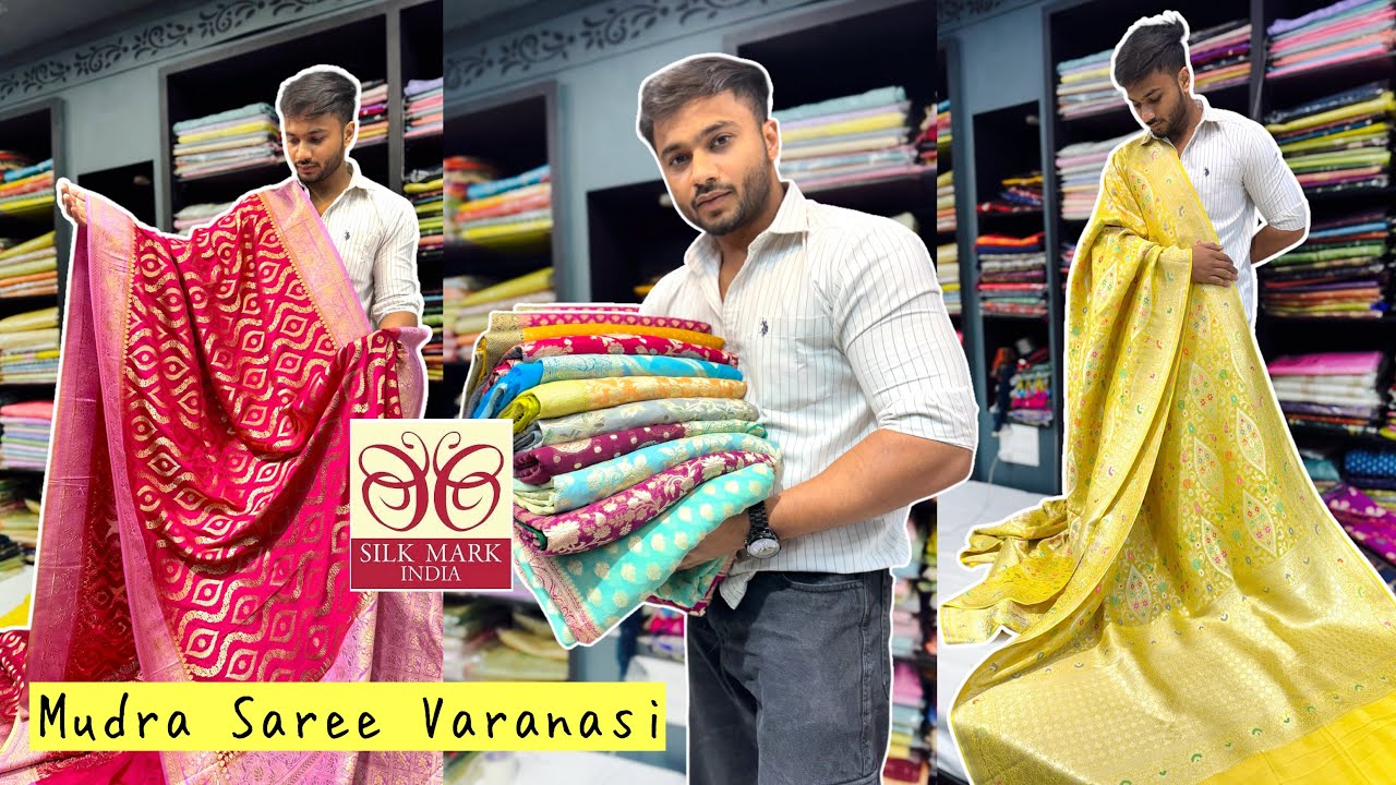 EP-2 MUDRA Banarasi 100% Pure Silk Sarees, Crape, Mashroo, Khaddi, Georgette, @MudraSaree