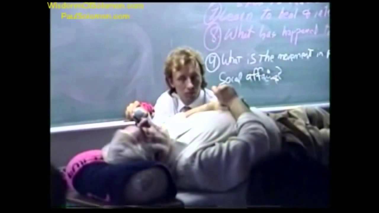 Paul Solomon Giving a Trance Source Reading, Japan, August 25, 1991