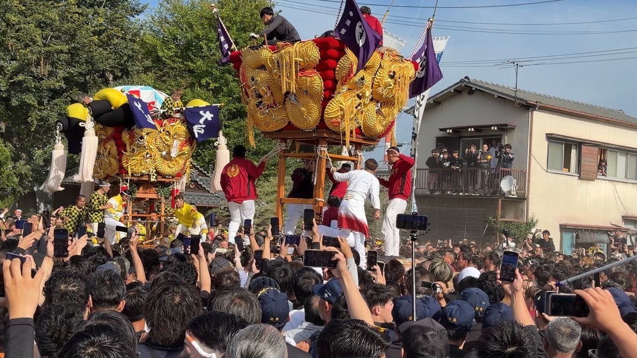 令和7年 新居浜太鼓祭り 2025 大江VS中須賀 大江浜