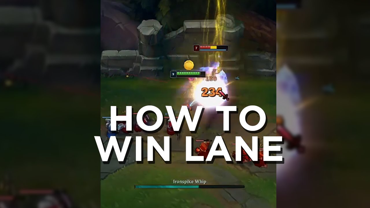 General Sniper shows you how to win lane in 12 seconds #shorts