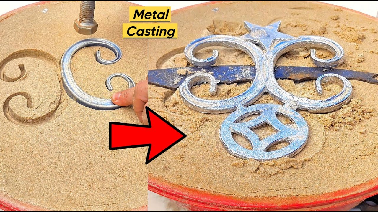 This Metal Casting Is So Satisfying # Metal Casting #Satisfying