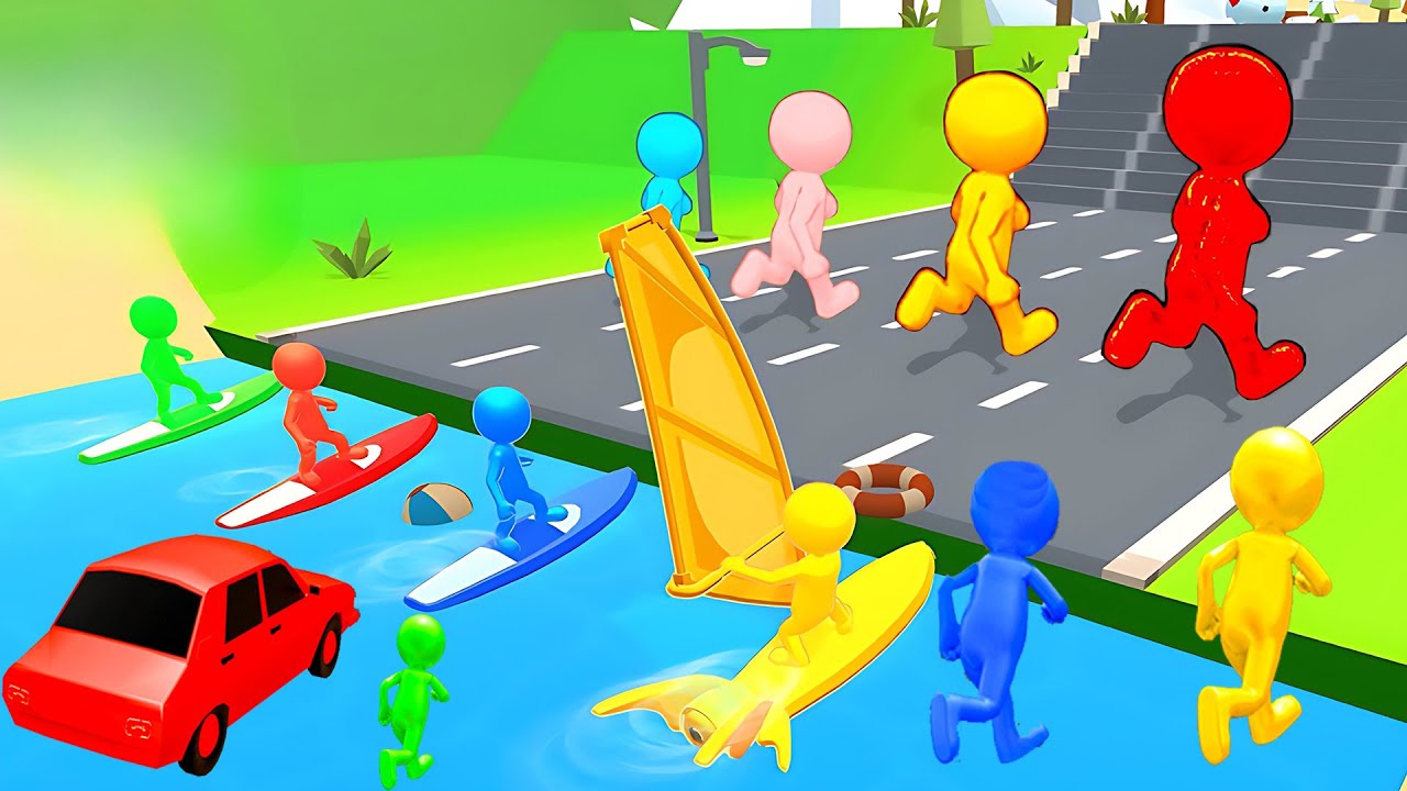 Shape shifting 🏃‍♂️🚗🚲🚦All Levels Gameplay Walkthrough Android,ios Max Level Ep1