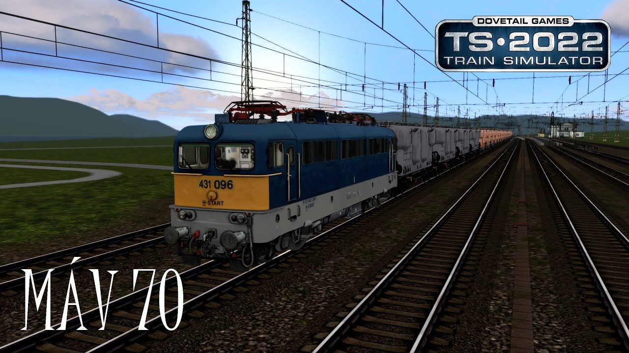 Train Simulator 2022 | MÁV 70 | 431 096 | Cement vonat Szob - Vác