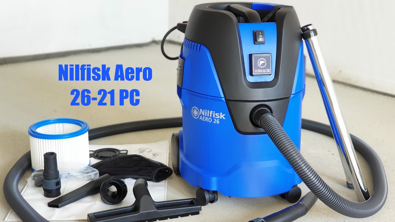 Обзор строительного пылесоса Nilfisk Aero 26-21 PC. Старший брат Makita VC2512L и Metabo ASA25L PC