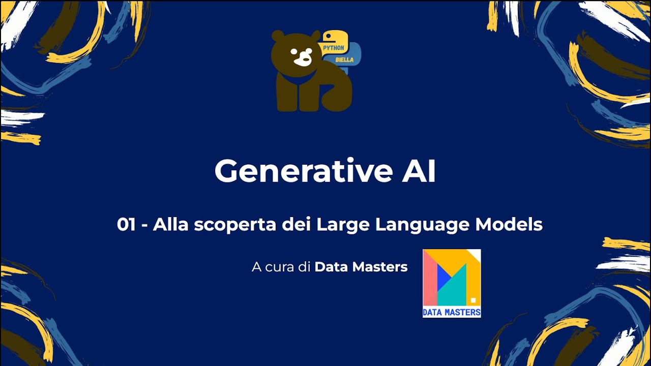 Generative AI 01 - Alla scoperta dei Large Language Model