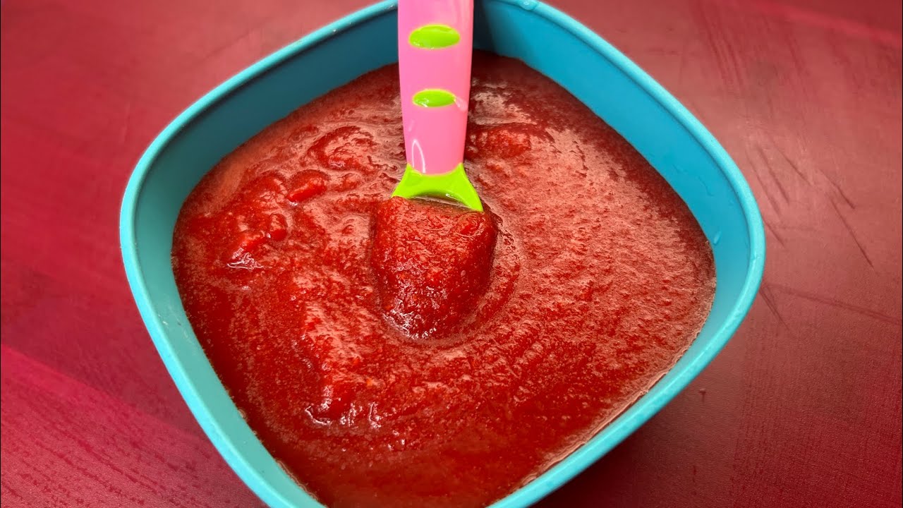 7-12 Months Baby Food -Beetroot Puree 2 lncrease Hemoglobin & iron Level In Babies-Baby Food Recipes