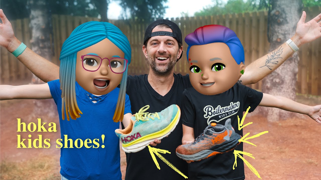 HOKA Kids Running Shoes Review - Real World Test!! Speedgoat and Clifton Running Shoes for Kids!!