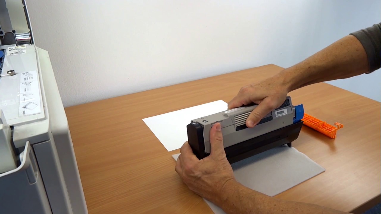 Trommelwechsel bei OKI C5600 (C55x0, C56x0, C57x0, C58x0, C59x0 D/DN/LDN/DTN, C710)