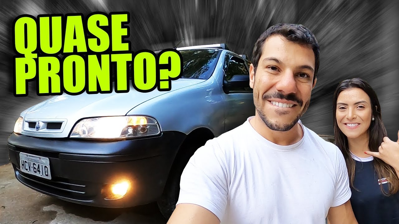 DE CARA NOVA MAS AINDA FALTA MUITO!! 😱 FIAT PALIO GANHA PARA-CHOQUE E FARÓIS DE MILHAS!!