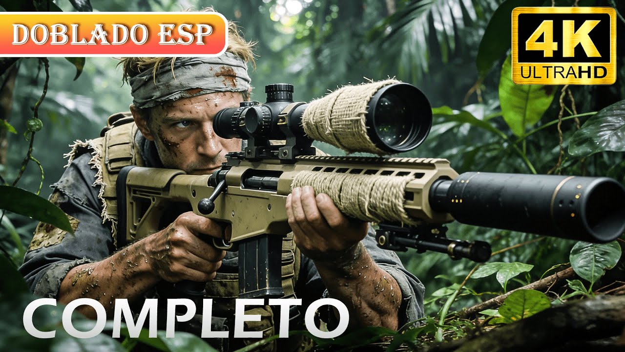 【 🎥Doblado al Españo】Francotirador solitario dispara y elimina enemigos sin piedad 💥🎯