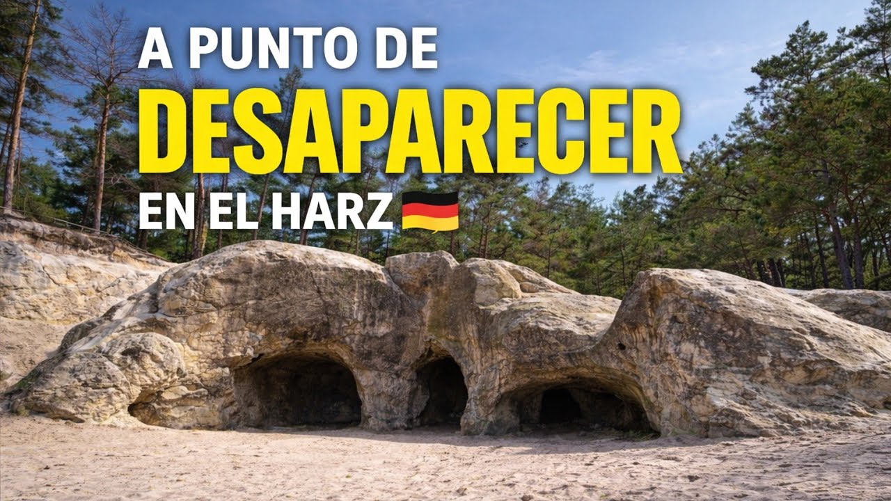 Caminé un sendero hasta unas cuevas en peligro | Harz, Alemania 🇩🇪