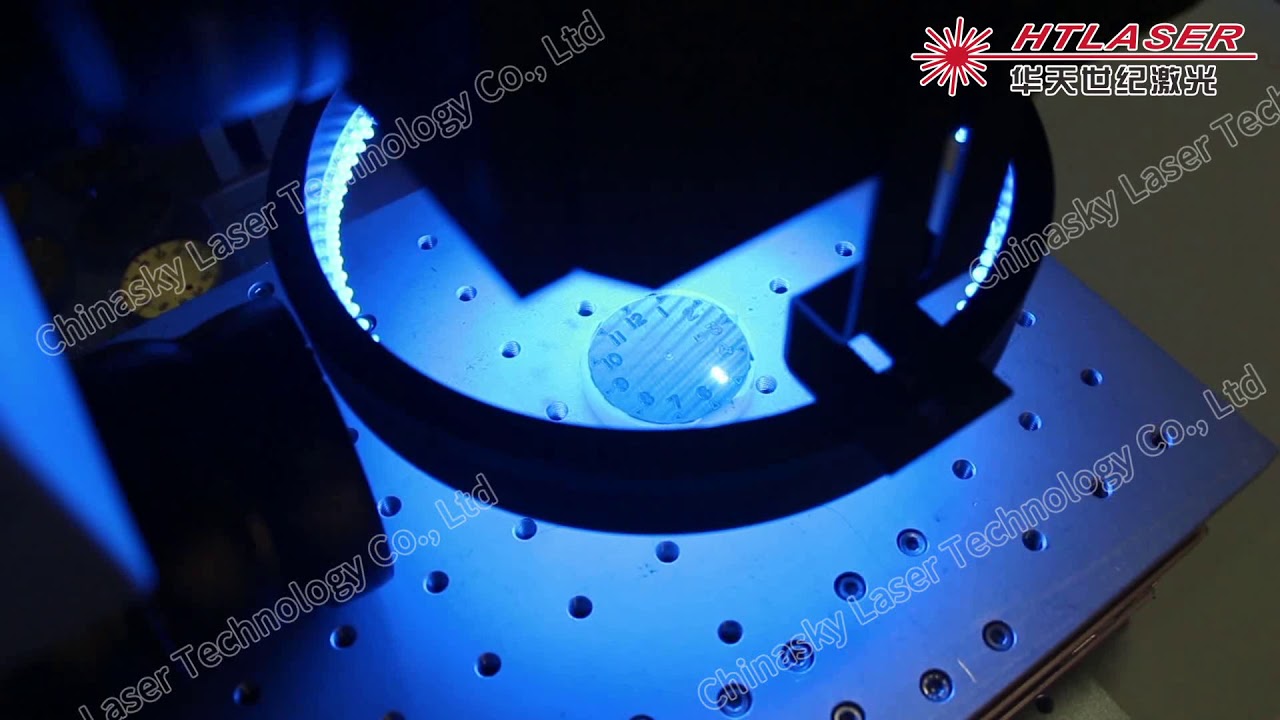 Visual-Positioning Fiber laser Engraving System for Marking Clock and Watch