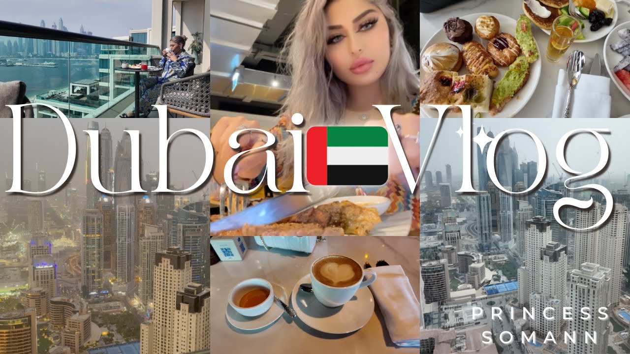 Dubai Vlog 4K Five LUX JBR Resort | Shopping | Restaurants  | Beach Clubs Pool Party #dubaivlog