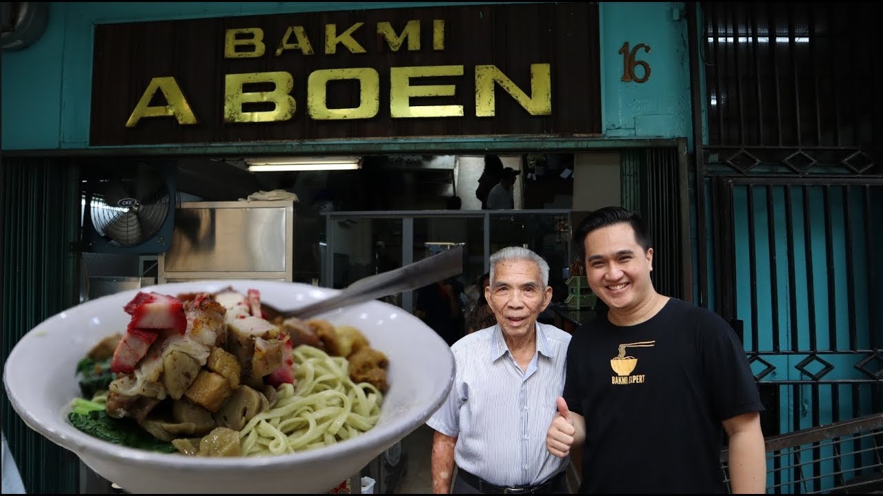 BAKMI LEGENDARIS DI GANG KELINCI PASAR BARU, BAKMI ABOEN