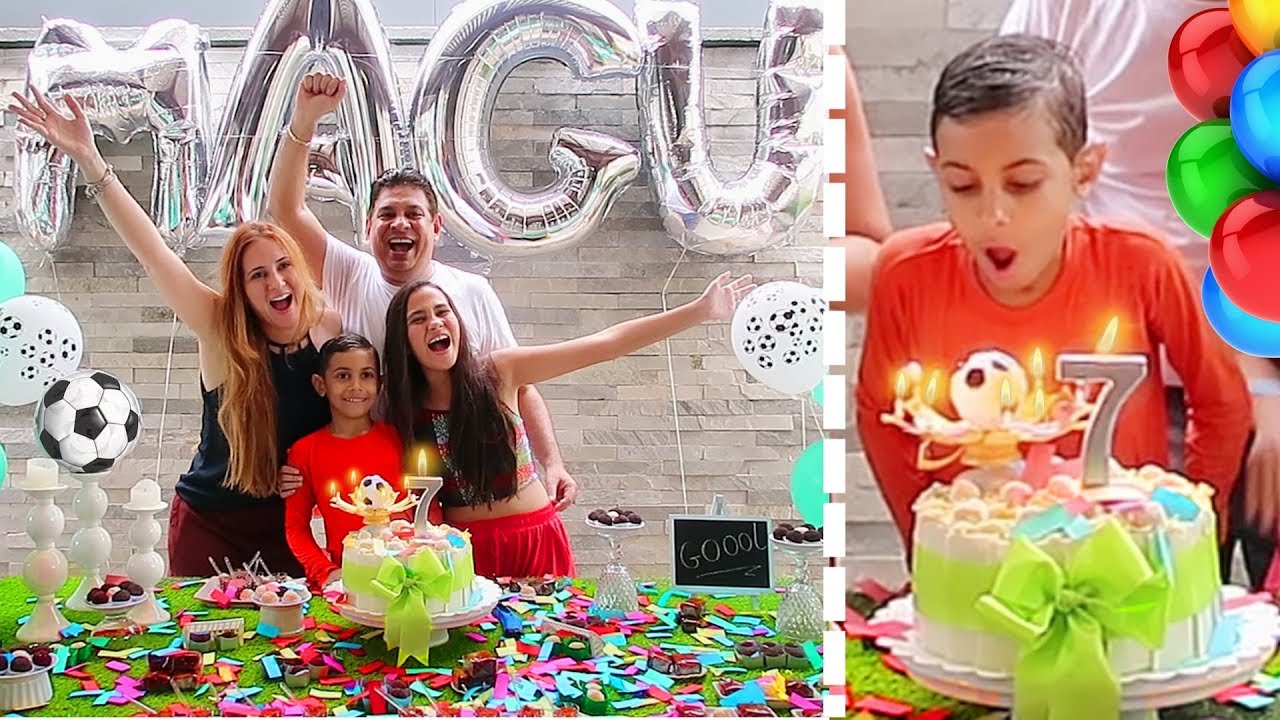 ANIVERSÁRIO DE CRIANÇA EM CASA 🎉 FESTA DE 7 ANOS DO MAGU - Bela Bagunça