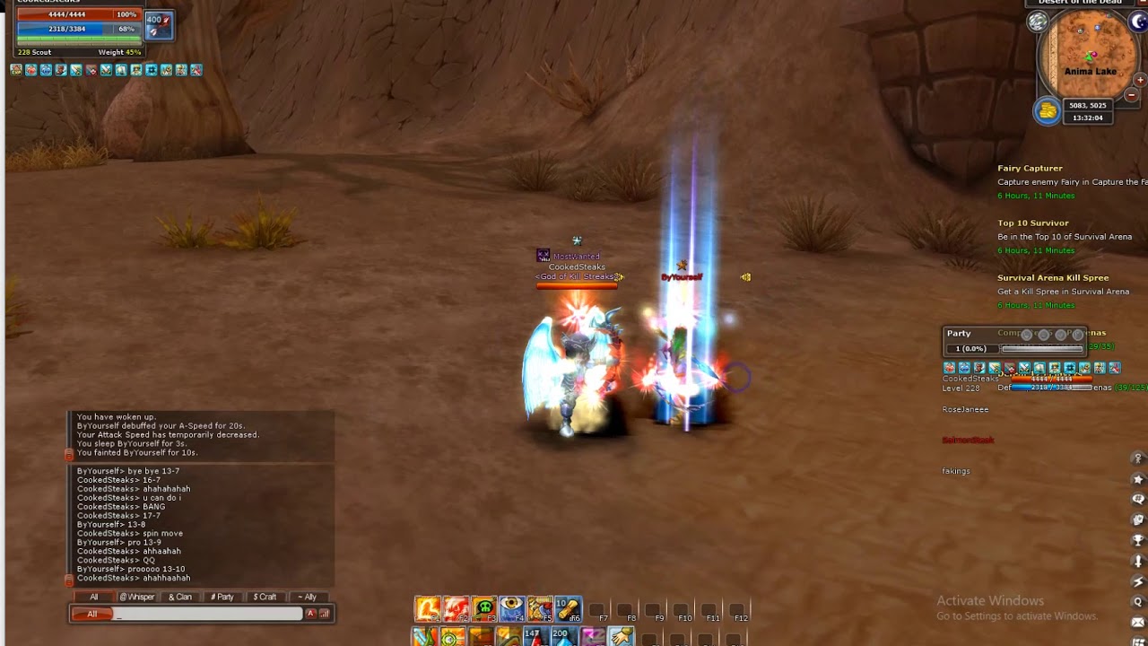 AruaRose COOKEDSTEAK VS BYYOURSELF 6-1  QQ IDIOT SCOUT HAHA!
