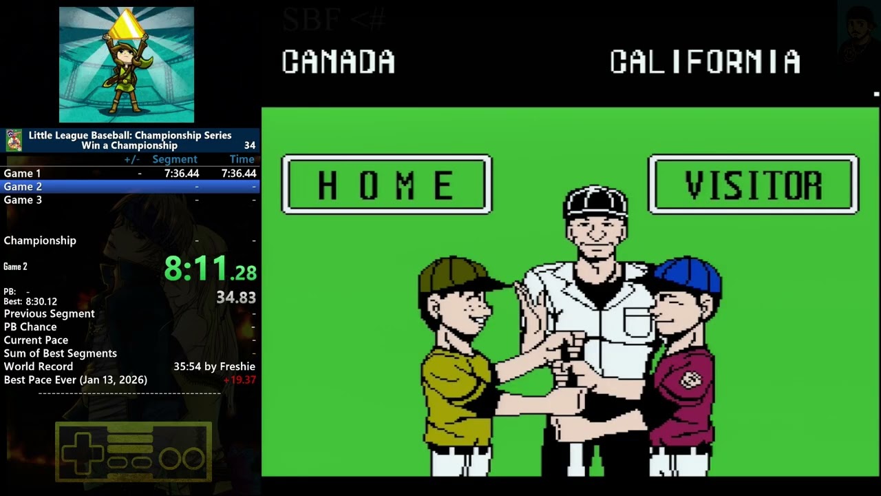 Little League Championship Series (NES) - Win a Championship - 41:37