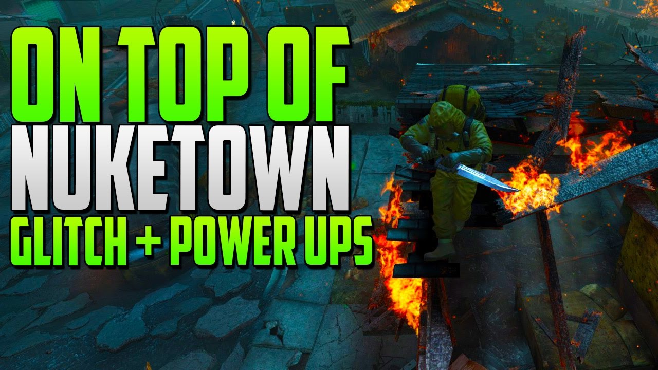 Black Ops 2 Zombie Glitches: Nuketown Zombies- On Top Of The Map + Pile Up Glitches! (After Patches)