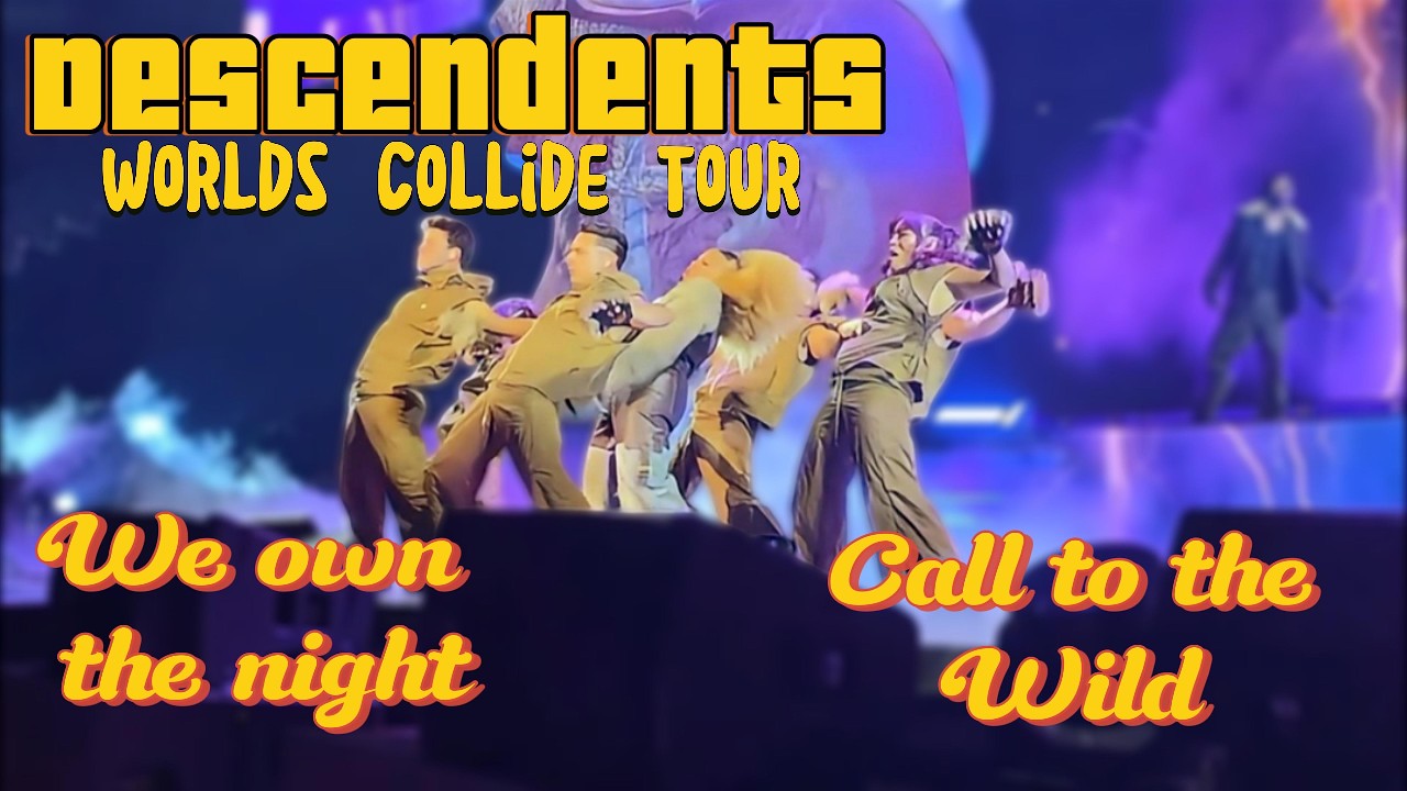 We Own the Night” / “Call to the Wild” Live in Vegas Worlds Collide tour #descendants