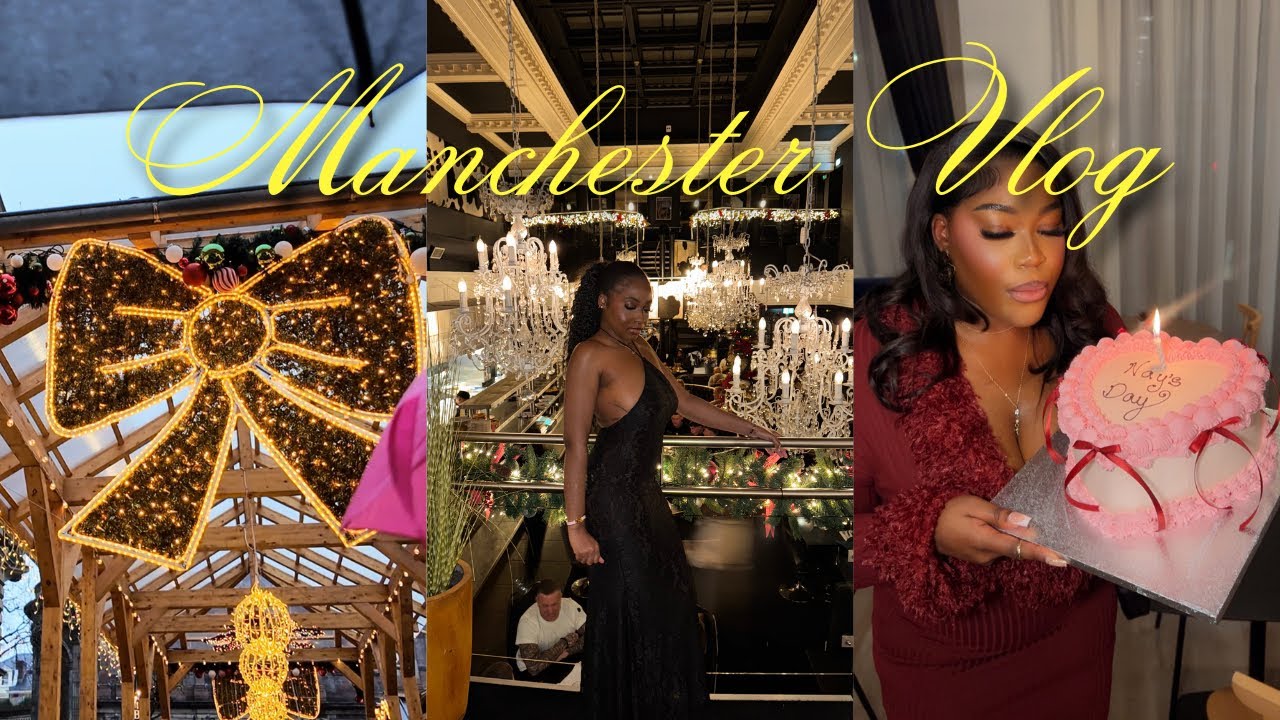 24 hours in MANCHESTER 🇬🇧 | Travel Vlog; Exploring the city, dinner & Christmas Market 